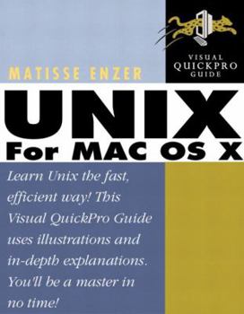 Paperback Unix for Mac OS X: Visual Quickpro Guide Book