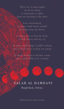 Hardcover Baghdad, Adieu: Selected Poems of Memory and Exile Book
