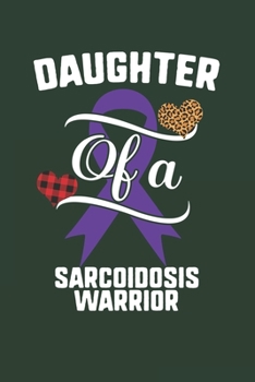 Daughter Of A Sarcoidosis Warrior: Sarcoidosis Awareness Leopard Buffalo Plaid Family Gift