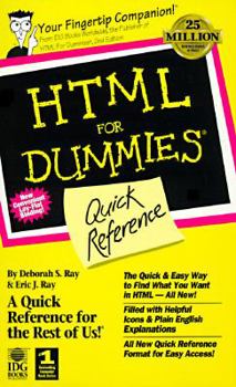 Paperback HTML for Dummies Quick Reference Book