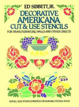 Paperback Decorative Americana Cut & Use Stencils Book