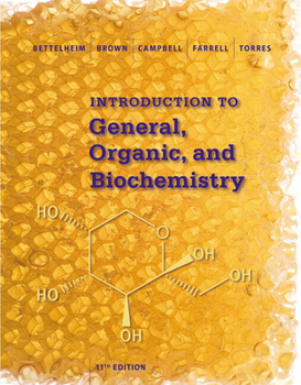 Paperback Student Solutions Manual for Bettelheim/Brown/Campbell/Farrell/Torres' Introduction to General, Organic and Biochemistry, 11th Book