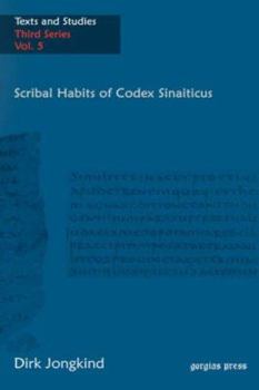 Hardcover Scribal Habits of Codex Sinaiticus Book