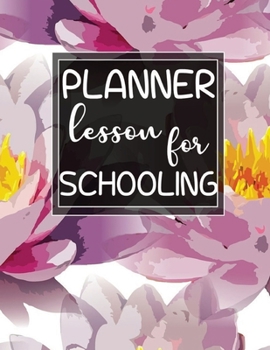 Paperback lesson planner for schooling: Weekly Teacher Planner with Important Dates. Book