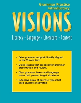 Paperback Visions Intro Grammar Practice Book