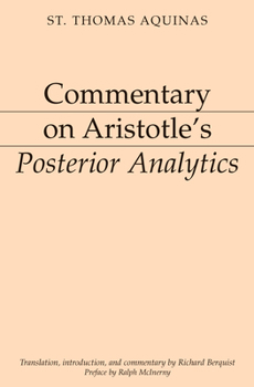 Hardcover Commentary on Aristotle's Posterior Analytics Book
