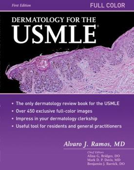 Paperback Dermatology for the USMLE Book