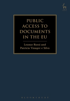 Hardcover Public Access to Documents in the EU Book