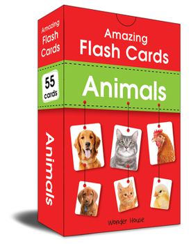 Misc. Amazing Flash Cards Animals: Early Development of Preschool Toddler (55 Cards) Book