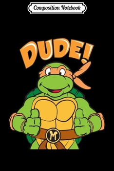 Composition Notebook: nage Mutant Ninja Turtles Michelangelo Dude  Journal/Notebook Blank Lined Ruled 6x9 100 Pages