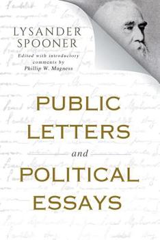 Paperback Public Letters and Political Essays Book