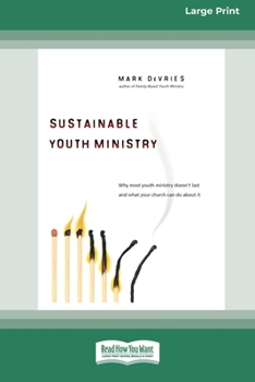 Paperback Sustainable Youth Ministry (16pt Large Print Edition) Book
