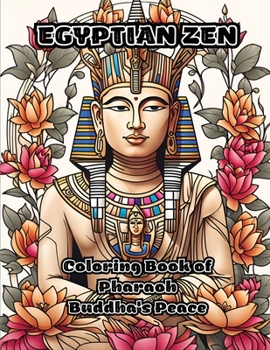 Paperback Egyptian Zen: Coloring Book of Pharaoh Buddha's Peace Book