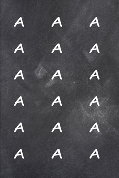 Paperback 2020 Weekly Planner Monogram A Pattern Monogram A Chalkboard 134 Pages: 2020 Planners Calendars Organizers Datebooks Appointment Books Agendas Book