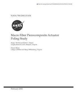 Paperback Macro Fiber Piezocomposite Actuator Poling Study Book