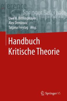 Hardcover Handbuch Kritische Theorie [German] Book