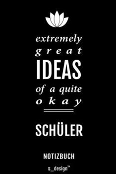 Notizbuch für Schüler: Originelle Geschenk-Idee [120 Seiten kariertes blanko Papier] (German Edition)