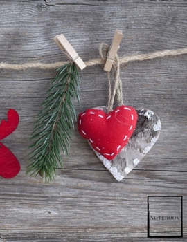 Christmas Time Lined Notebook Writing Pad Sketchbook: Unlined Ruled Pages Book (8.5 x 11 inches A4) - 100 Pages Journal II Planning, Drawing, Sketching, Writing (happy holidays)