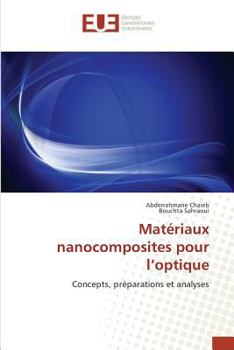 Paperback Matériaux Nanocomposites Pour L Optique [French] Book