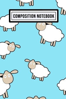 Lamb Wide Ruled Composition Notebook: Lamb Blank College Ruled Composition Notebook | 110 Pages | Pocket Size 6x9