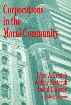 Paperback Corporations in the Moral Community Book