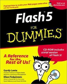 Paperback Flash 5 for Dummies [With CD-ROM Included] Book