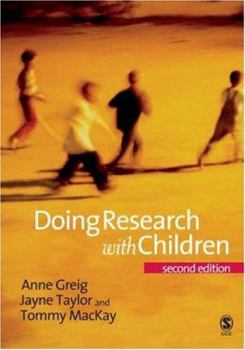 Paperback Doing Research with Children Book