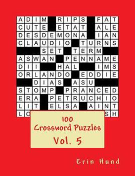 Paperback 100 Crossword Puzzles Vol. 5 Book