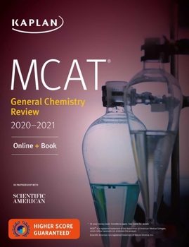 Paperback MCAT General Chemistry Review 2020-2021: Online + Book