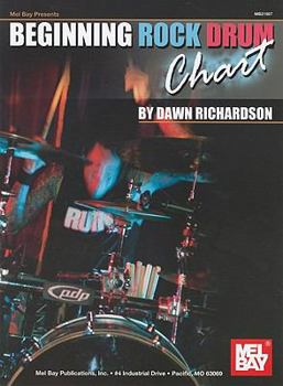 Paperback Beginning Rock Drum Chart Book