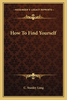 Paperback How To Find Yourself Book