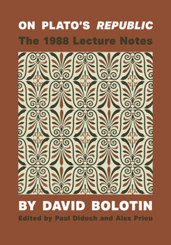 Paperback On Plato's Republic: The 1988 Lecture Notes Book
