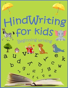 Paperback HandWriting For Kids: Bginning Writing Practice Workbook Letters and Numbers Book