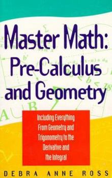 Paperback Master Math: Pre-Calculus and Geometry Book