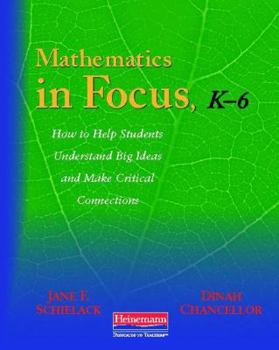Paperback Mathematics in Focus, K-6: How to Help Students Understand Big Ideas and Make Critical Connections Book