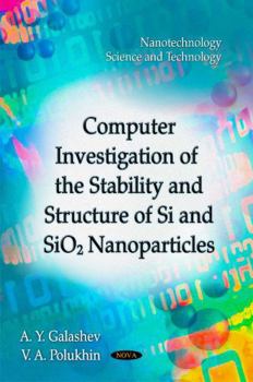Paperback Computer Investigation of the Stability and Structure of SI and SIO2 Nanoparticles (Nanotechnology Science and Technology) Book