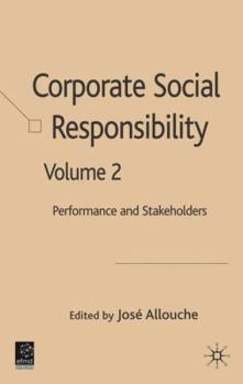 Hardcover Corporate Social Responsibility Volume 2: Performances and Stakeholders Book