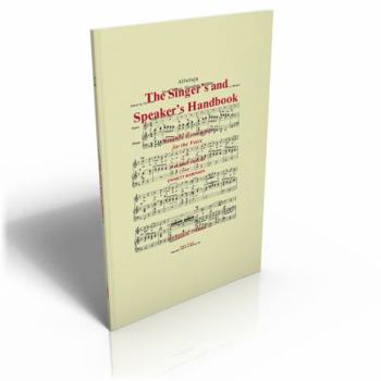 Hardcover The Singer's and Speaker's Handbook Book