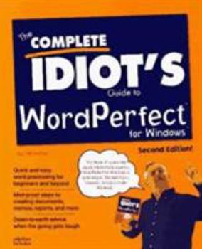 Paperback Complete Idiot's Guide to WordPerfect for Windows Book