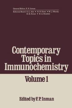 Paperback Contemporary Topics in Immunochemistry: Volume 1 Book