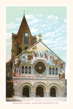 Paperback Vintage Journal Memorial Chapel, Stanford University Book