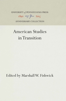 Hardcover American Studies in Transition Book