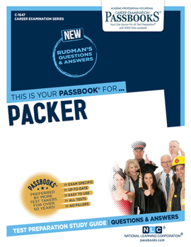 Paperback Packer (C-1647): Passbooks Study Guide Volume 1647 Book