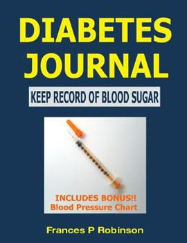 Diabetes Journal: Keep Record of Blood Sugar