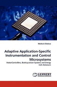 Paperback Adaptive Application-Specific Instrumentation and Control Microsystems Book