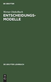 Hardcover Entscheidungsmodelle [German] Book