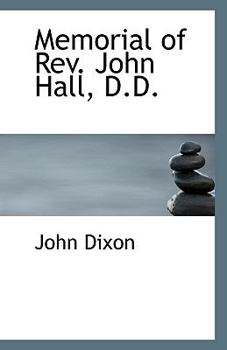 Paperback Memorial of REV. John Hall, D.D. Book