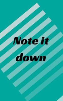 Paperback Note it down Book