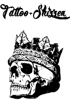 Paperback Tattoo Skizzenbuch: Sketchbook 6x9 (15,24 x 22,86 cm, ca. DIN A5) mit Softcover f?r Tattoos - 120 Seiten, dot-grid [German] Book