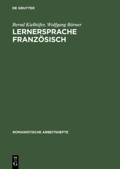 Hardcover Lernersprache Französisch [German] Book